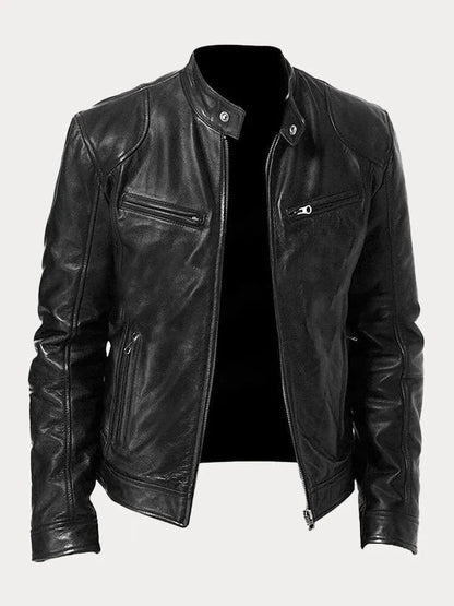 Lorenzo Lederjacke | Zeitloser Casual-Look mit Hochwertiger Lederverarbeitung
