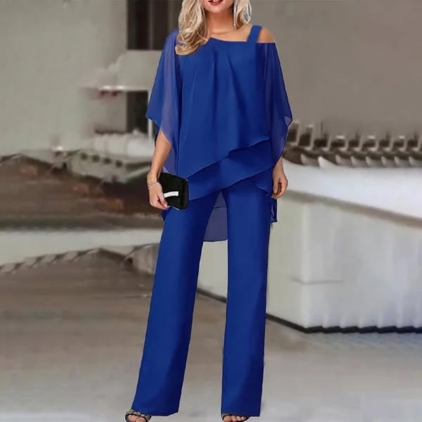 Luxury chiffon set for women | Elegant set for festive evenings
