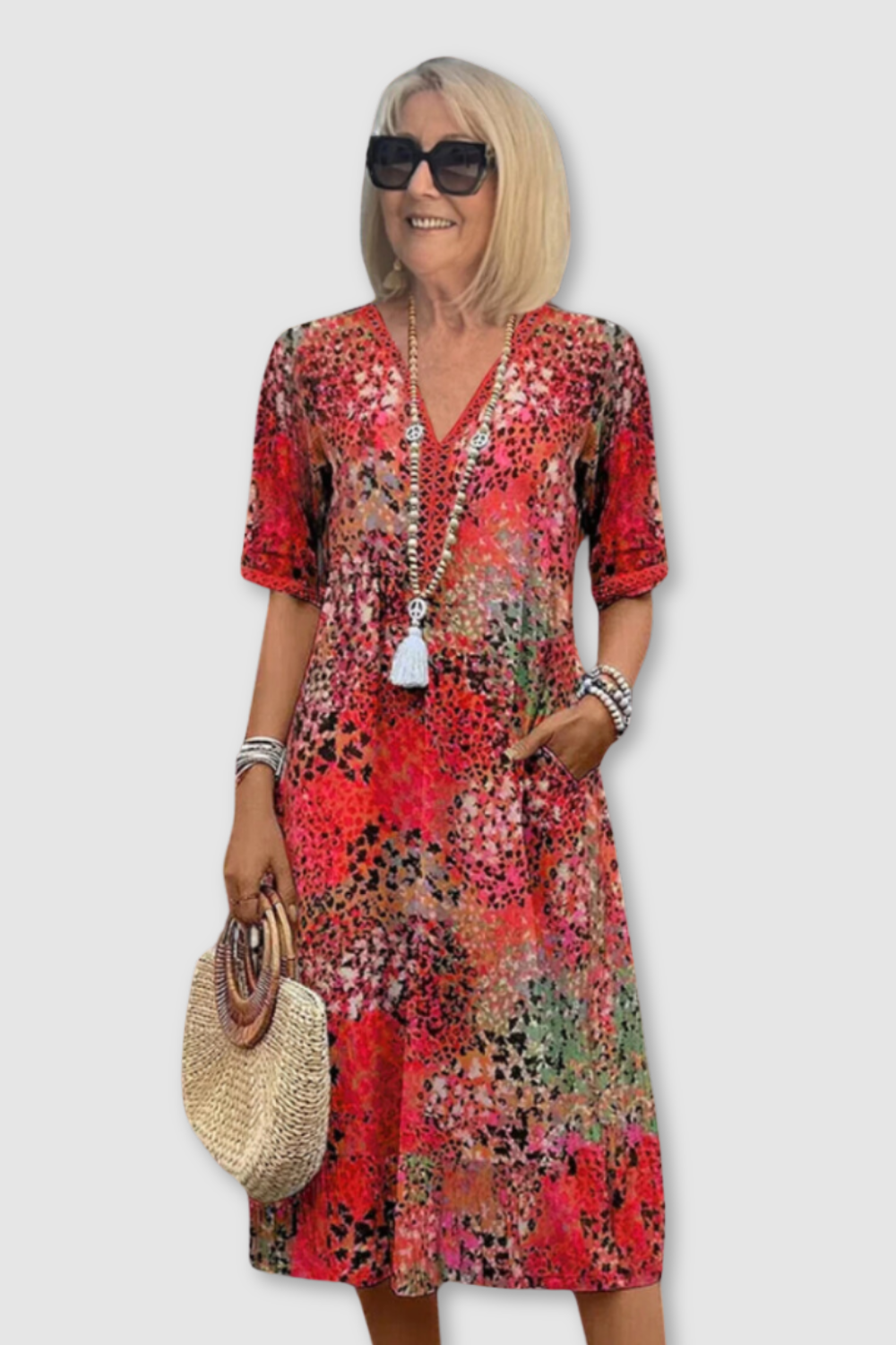 Margot – Midi Boho Dress for Women – Flowing, Light & Perfect for Every Occasion