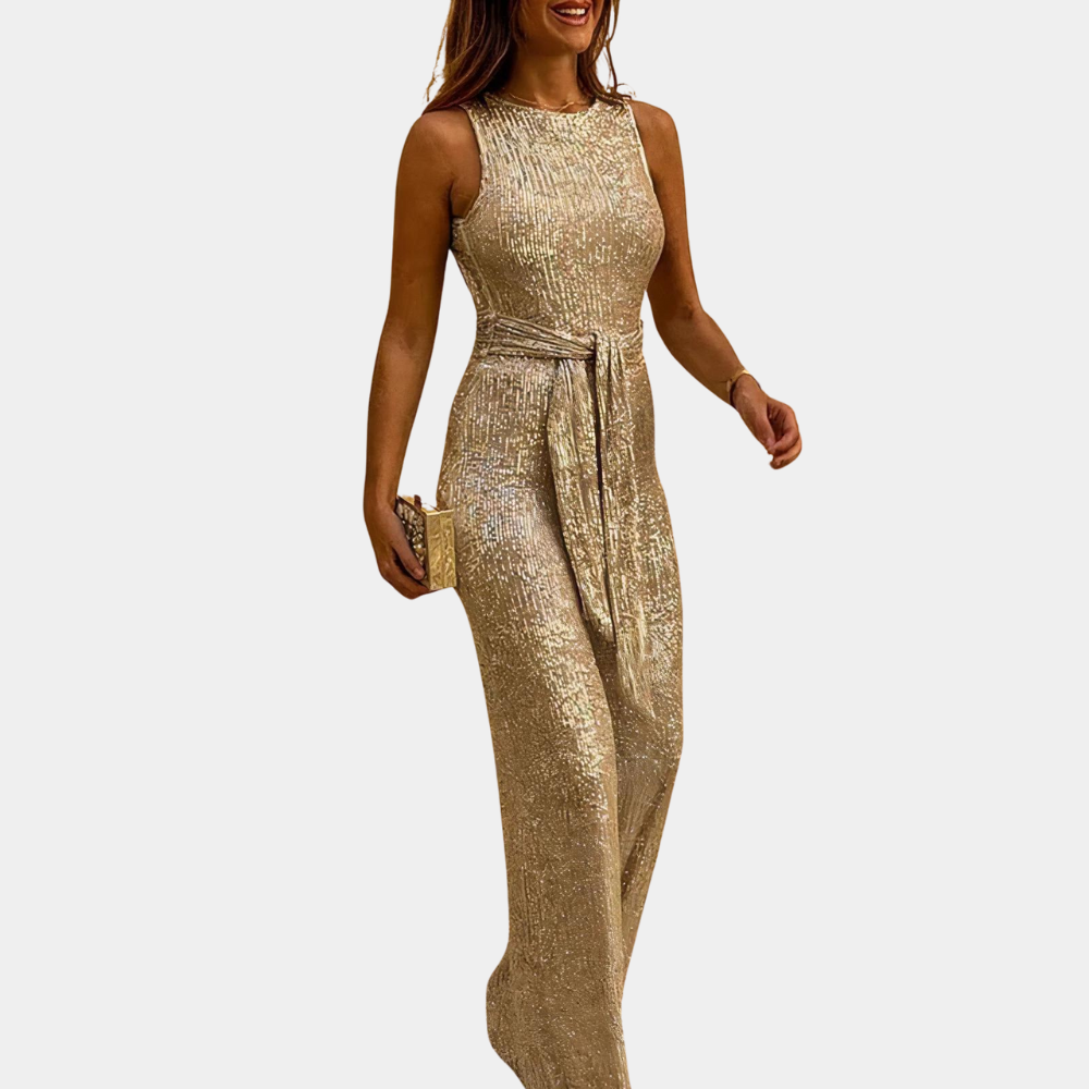 Monica Glitter Jumpsuit | Elegant women's jumpsuit for festive occasions