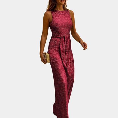 Monica Glitter Jumpsuit | Elegant women's jumpsuit for festive occasions