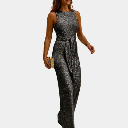 Monica Glitter Jumpsuit | Elegant women's jumpsuit for festive occasions