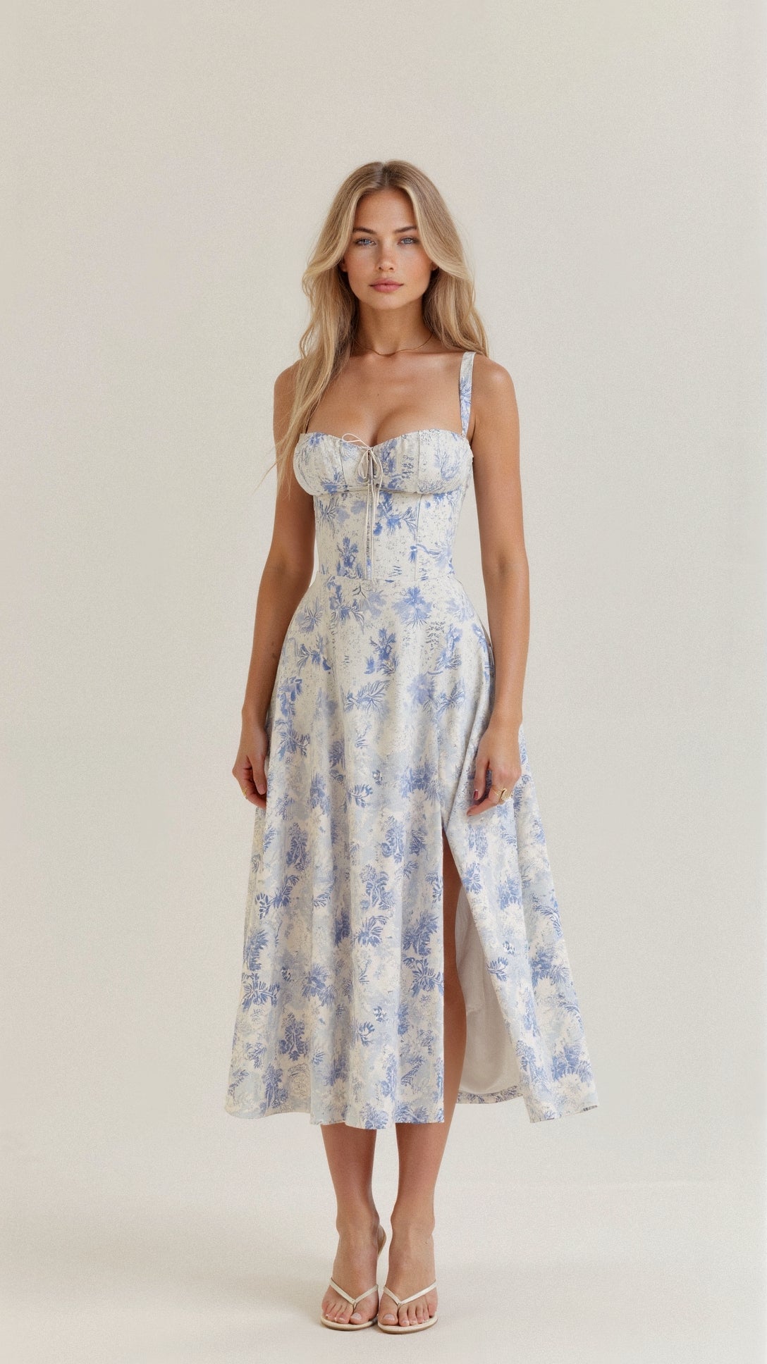 Variant image for Damen Midikleid Schwarz Größe M Baumwolle - Festliches Kleid für Hochzeitsgast-16