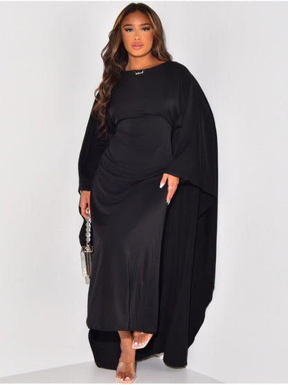 Damen Maxikleid Schwarz Größe M Leichtes Material-2