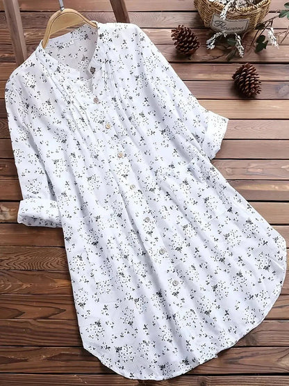 Damen Sommerkleid Blumenmuster Größe M Leicht Polyester-2