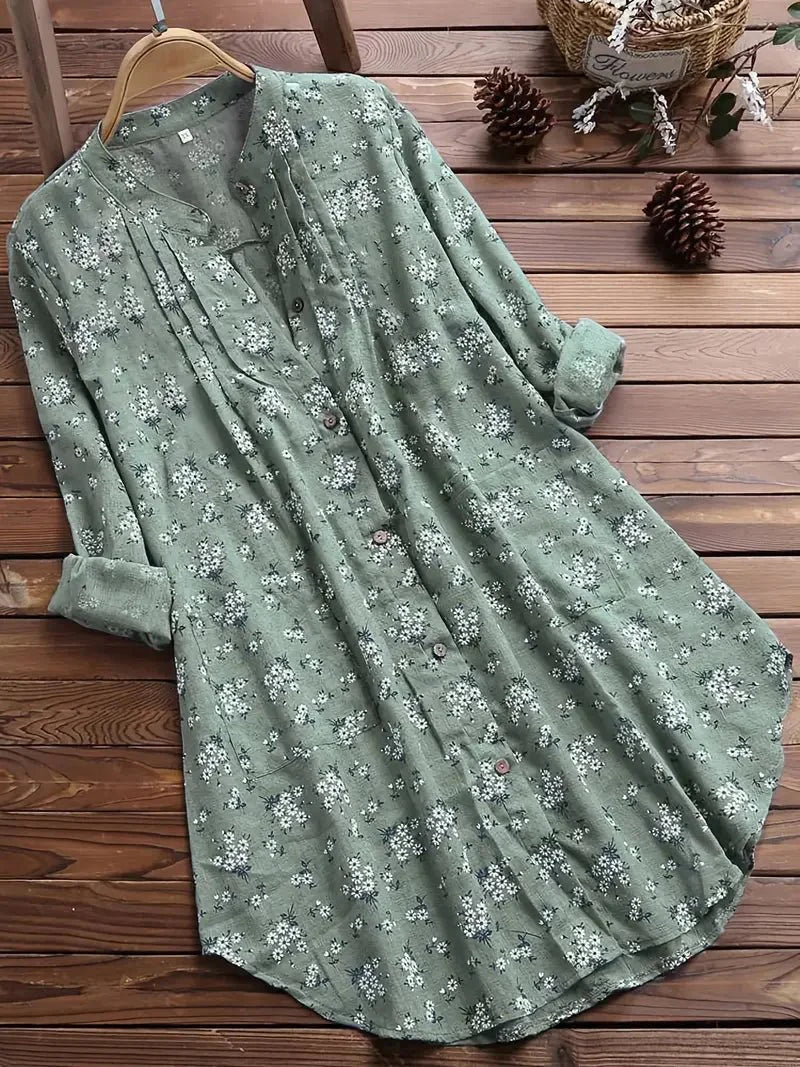Damen Sommerkleid Blumenmuster Größe M Leicht Polyester-1