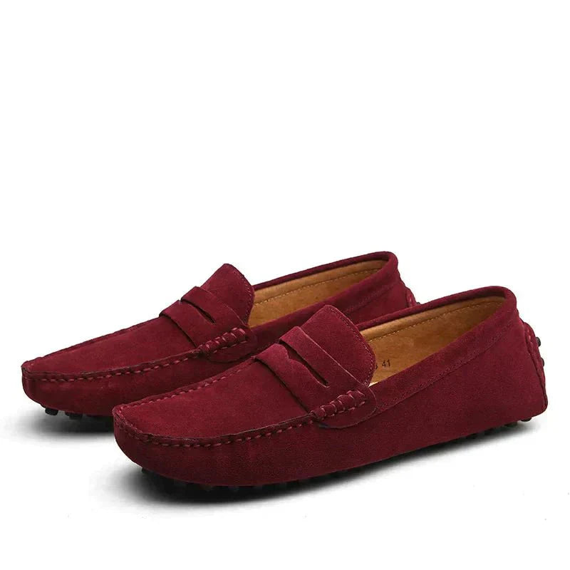 Variant image for Herren Slipper Beige Größe 42 Wildleder Atmungsaktiv Schlupfschuhe-51