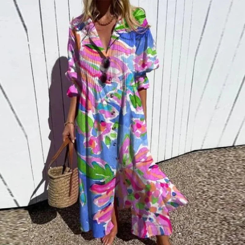 Odessa – Boho women's dress – Flowing, light & ideal for any occasion