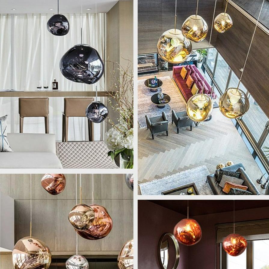 GentleGlow – Clear pendant light for a calming atmosphere