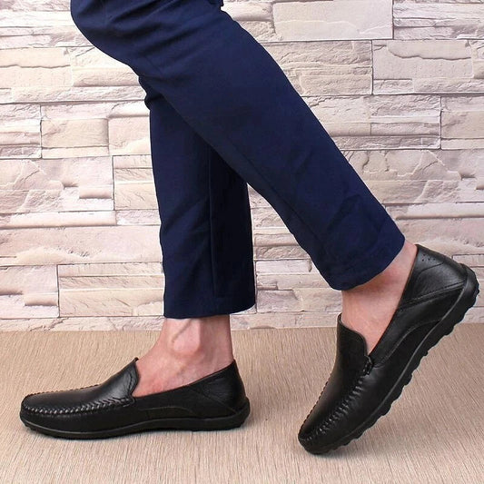 Herren Sommerschuhe Braun Größe 42 Atmungsaktiv Leder Luftige Sommer Schuhe Herren-1