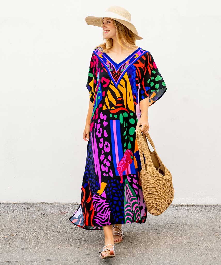Samira – Exquisite Women's Kaftan – Airy, elegant & ideal for special occasions