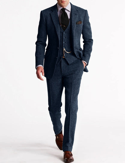Variant image for Odell - Men's Vintage Retro 3-Piece Suit for Weddings, Groomsmen, and Formal Events-46