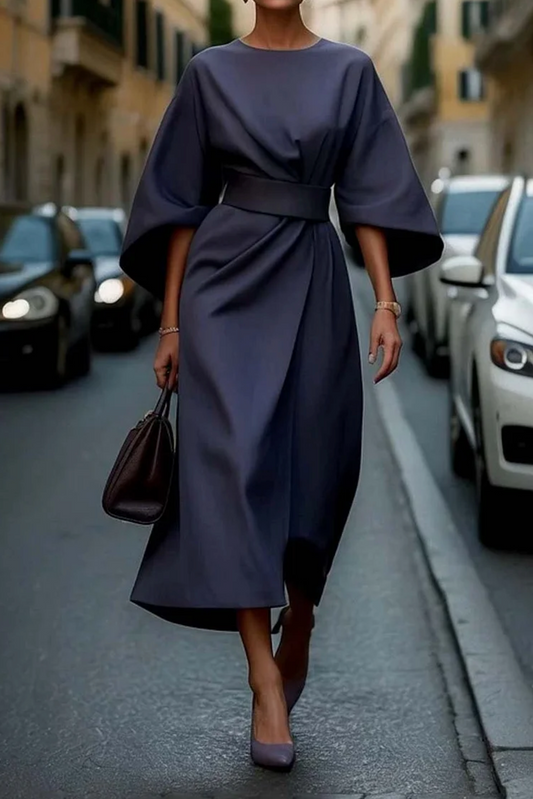 Sofia – Elegant women's dress with wide sleeves – Timeless, figure-hugging & ideal for special occasions