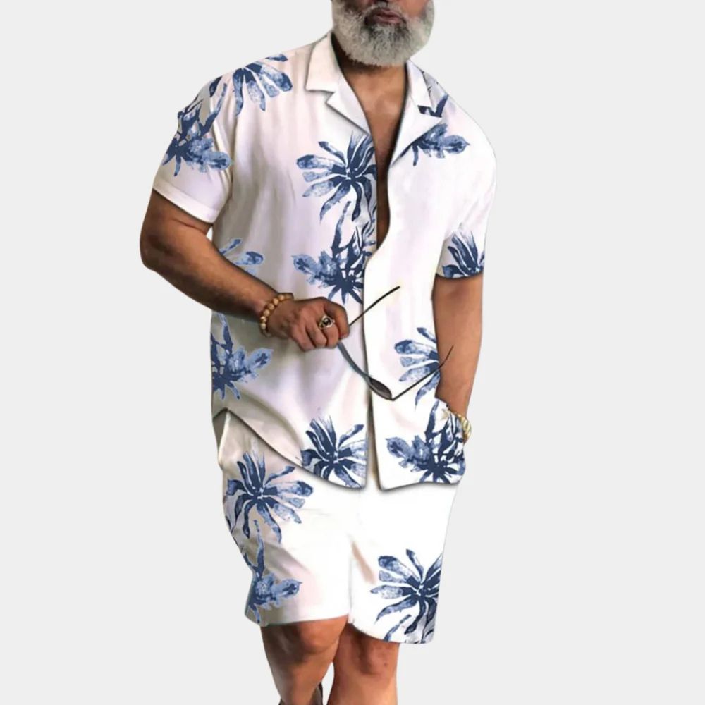 Variant image for Herren Set Schwarz Größe M Baumwolle 2-teiliges Sommer-Set für Männer-13