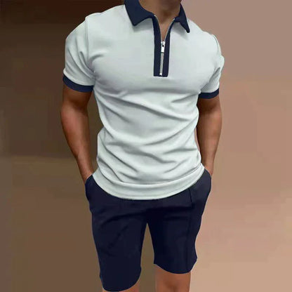 Variant image for Herren Set Blau Größe M Baumwolle Atmungsaktiv Sportlich Elegant-37