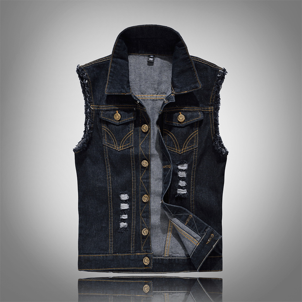 Stylish denim vest for men | Casual, versatile & comfortable