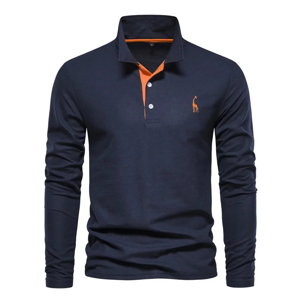 Herren Poloshirt Navy Größe M 100% Baumwolle-6
