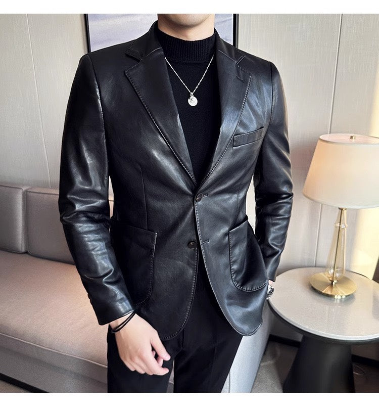 Variant image for Eleganter Herren Blazer Mit Doppelter Knopfleiste Für Formelle Anlässe-1